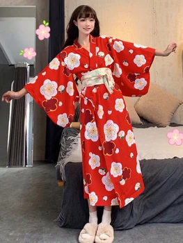 Femeile Japoneze Floare Dulce Kimonouri Cardigan Cosplay Cămașă Bluză Japoneze Yukata De Sex Feminin Plajă De Vară De Fotografie Haine