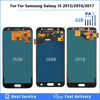 Luminozitatea Adjustbale LCD Pentru Samsung Galaxy J5 2016 2017 2015 J530 J510 J500 Display LCD Touch Screen Digitizer Asamblare + Instrument