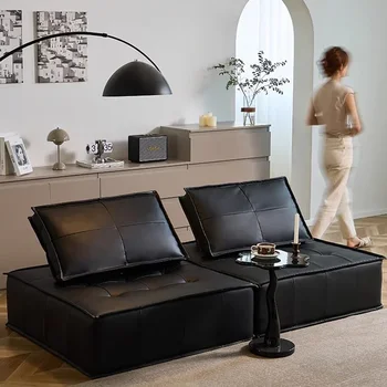 Luxul Modern Living Canapele Leneș Nordic Din Piele Unic De Canapele Casa Micuta, Designer De Relaxare Sillon Cama De Mobilier Din China