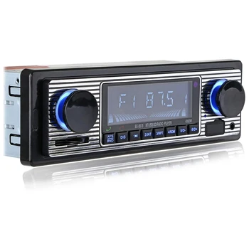 NOU-Auto Radio Auto Bluetooth de Epocă Wireless MP3 Player Multimedia AUX USB FM 12V Clasic Stereo Audio Player Auto Electric