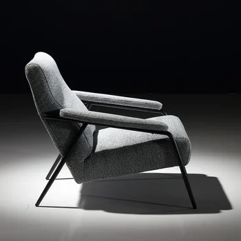 Privat customsingle fotoliu de lux lumina tesatura scaun leneș scaun de designer simplu și modern living, dormitor lounge