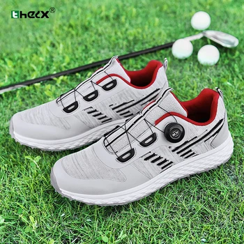 Profesional Pantofi De Golf Barbati Vara Lux Buton De Golf, Adidași În Aer Liber De Mers Pe Jos De Golf Piroane Pantofi Om Jucători De Golf De Încălțăminte Sport