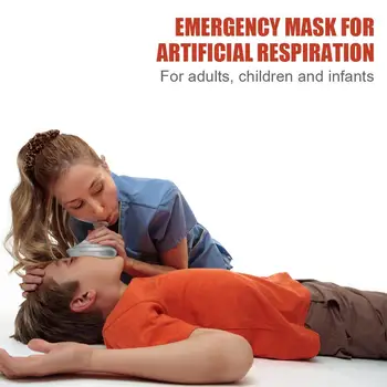 Respiratorii Primul Ajutor Masca Profesionala CPR Mască de Respirație cu Supapă de Prim Ajutor de Urgență Echipament de Salvare