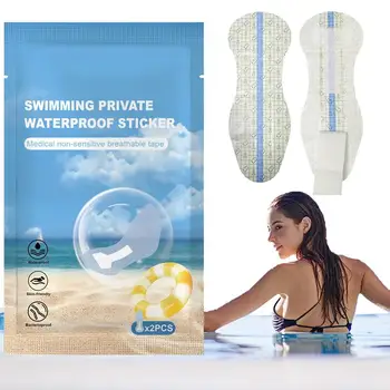 Rezistent la apa Panti Linie Pentru Înot PU Clar de Protecție de Igienă Garnituri Ultra-Subțire Costume de baie Autocolant Privat Panti Linie Pentru Înot
