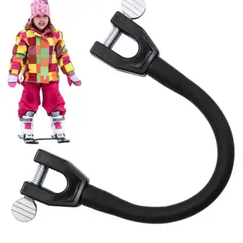 Schi Sfat 2 buc Conector din Oțel Inoxidabil de Schi Antrenor Ușor de Schi de Zăpadă de Formare Instrumente de Schi Asistenți Pentru Snowboarding Formare