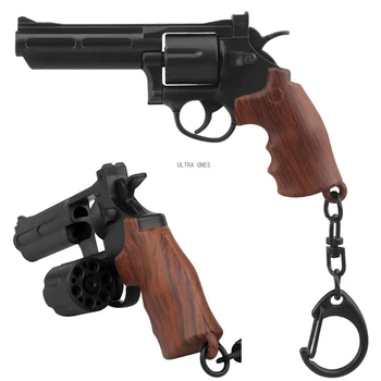 Tactic Pistol Forma de Breloc 1:4 Proporția Arma Cheie Inel cu Rotirea Revista Rucsaci, Curele Genti Usoare Brelocuri